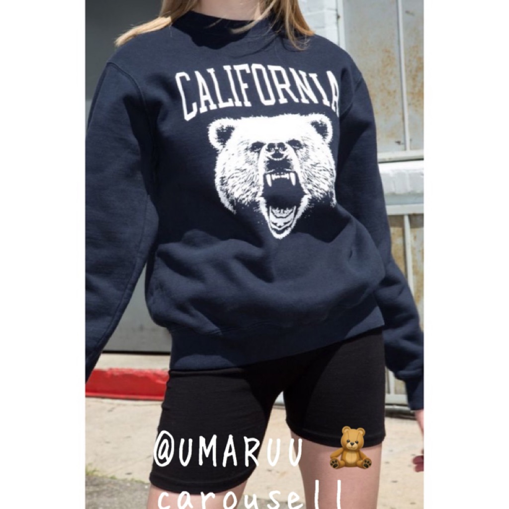 brandy melville erica bear sweatshirt