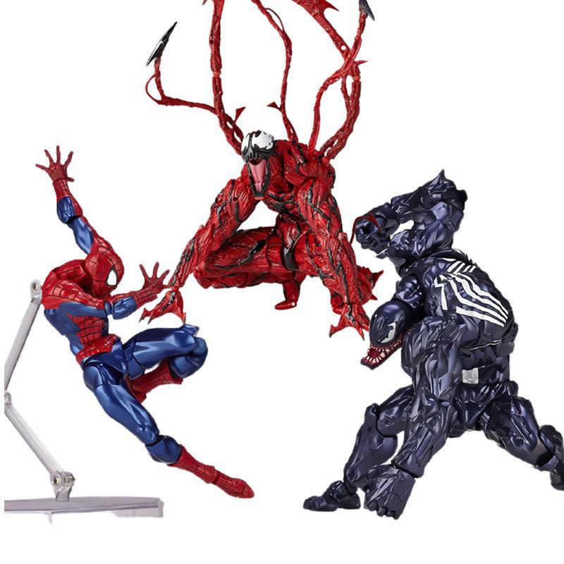 Marvel Spider-Man Venom Edward Brock Revoltech Action Figur Spielzeug Geschenk 