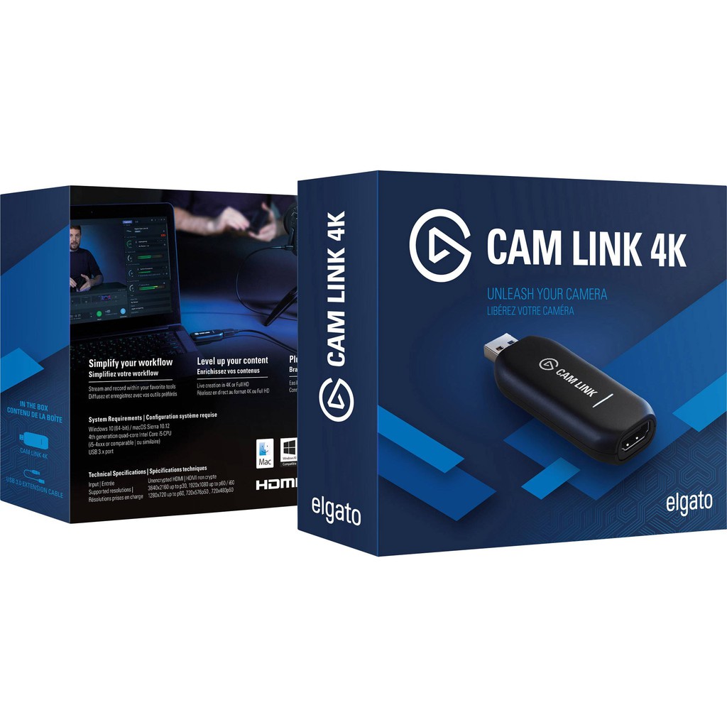 Elgato Cam Link 4 Camlink 4k Record Broadcast Streaming Shopee Singapore