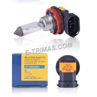Genuine Hella H8 12V 35W OEM Halogen Bulb Perodua Myvi 