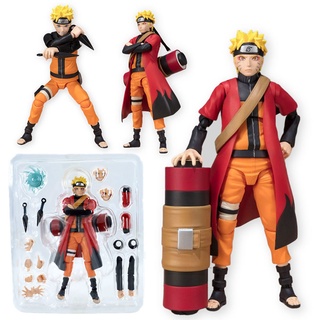 Naruto Uzumaki Action Figure Cartoon NARUTO Figurine Change Face Shippuden Movable Joints Cool Toy