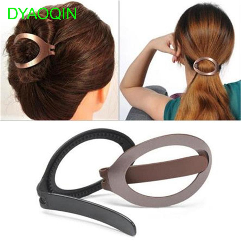 Hair Clip Soft Plastic 1pc Girls Hair Accessories Bun Maker