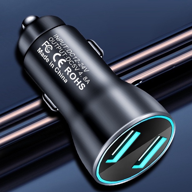 Car Charger usb Three-In-One Cigarette Lighter Charging Head
