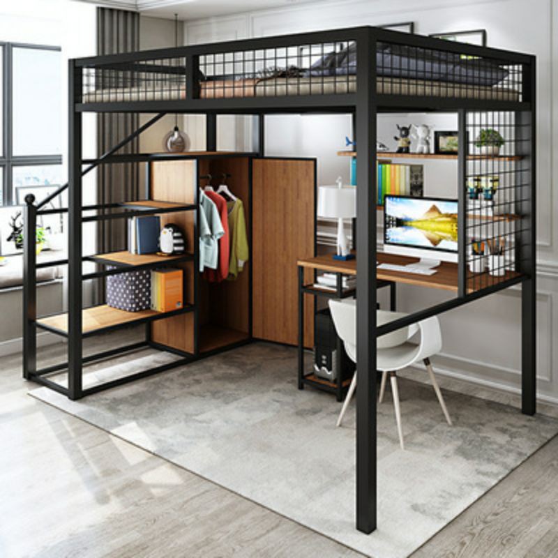 Loft bed Model H Multifunctional loft bed furniture waredore desk