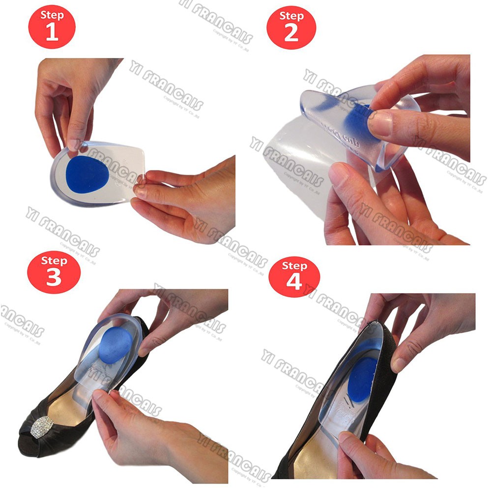blue spot heel cups