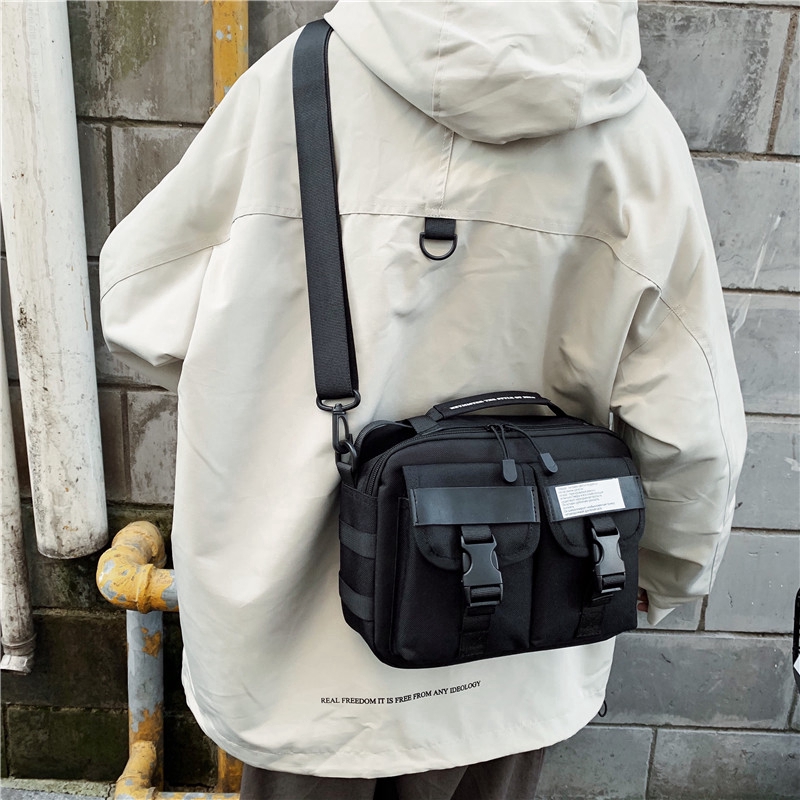 freeshipping Korean Ulzzang Men Sling Bag Sport Waterproof Crossbody