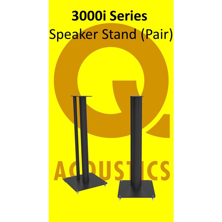Q Acoustics 3000i Series Speakers Stand (PAIR) Black Shopee Singapore