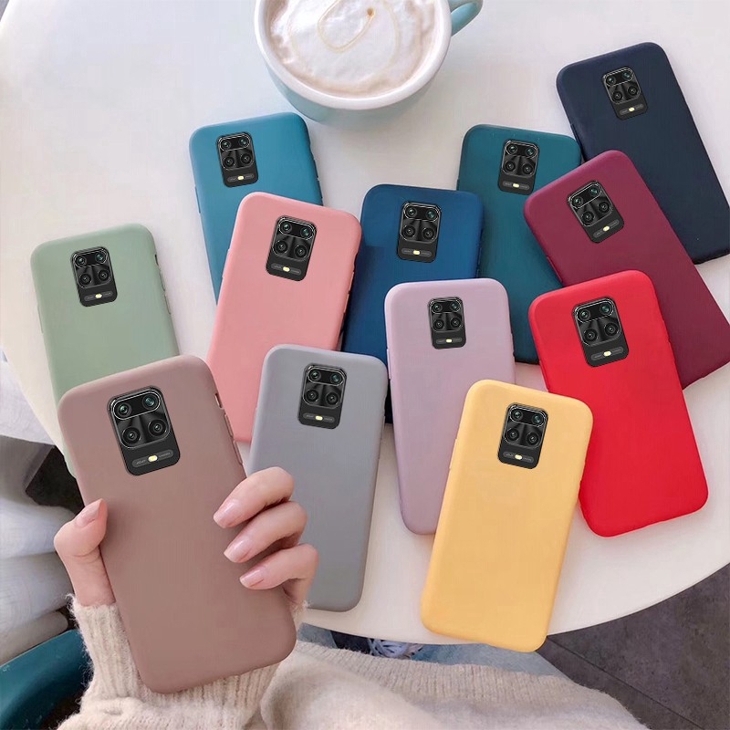 Xiaomi Redmi Note 9S Case Redmi Note 9 8 Pro Candy Color Silicone Soft