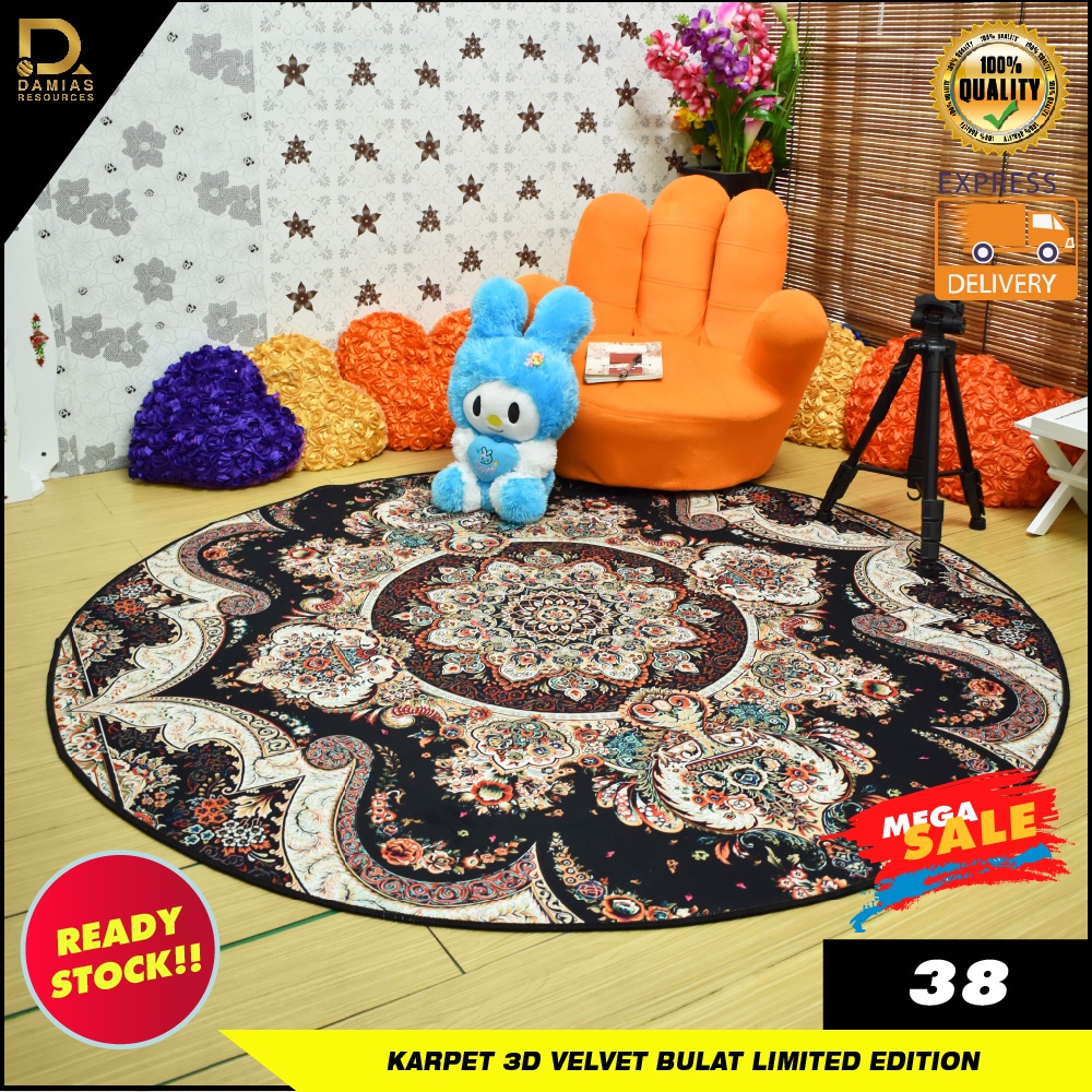 Round Rugs For Sale Kapet Nordic Round Carpet Living Room Carpet Bedroom Floor Mats Ready Stock Malaysia 1600mm X 1600mm Shopee Singapore