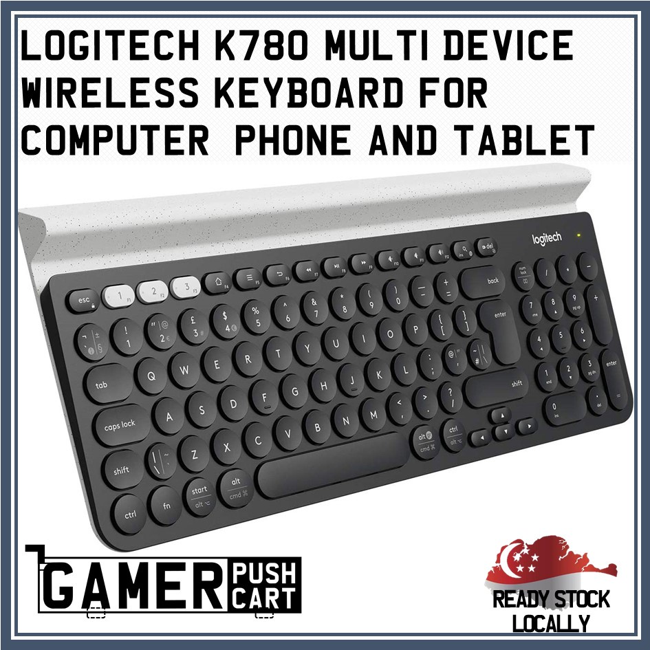 Logitech K780 MultiDevice Wireless Keyboard for Computer, Phone and