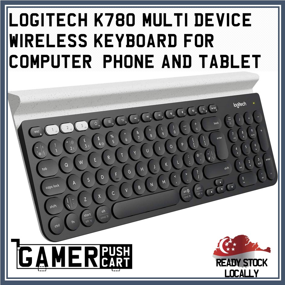 Logitech K780 Multi-Device Wireless Keyboard for Computer, Phone and ...