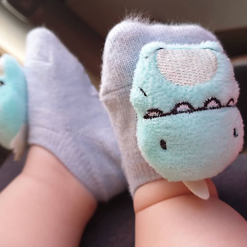 0-3 Baby Children's Three-dimensional Socks Cartoon Cotton Non-slip Three-dimensional Sock Santi-slip Floor Sock