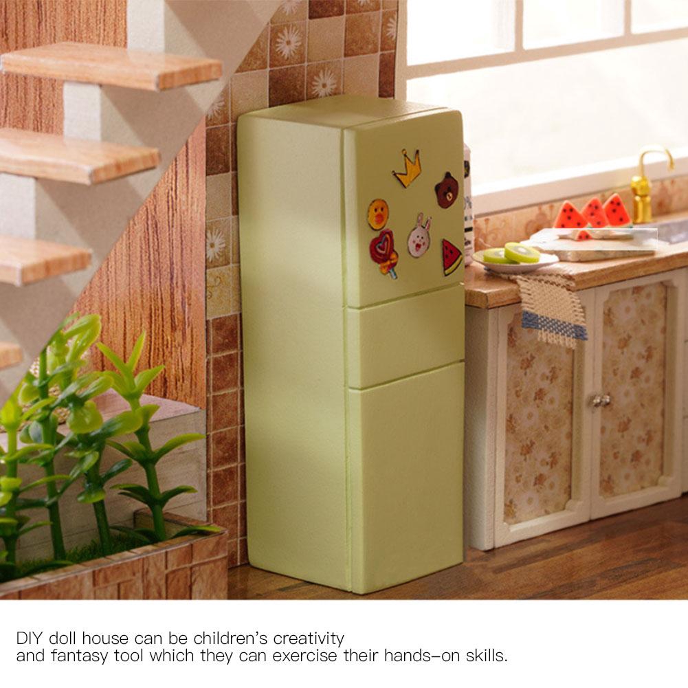 dollhouse refrigerator diy