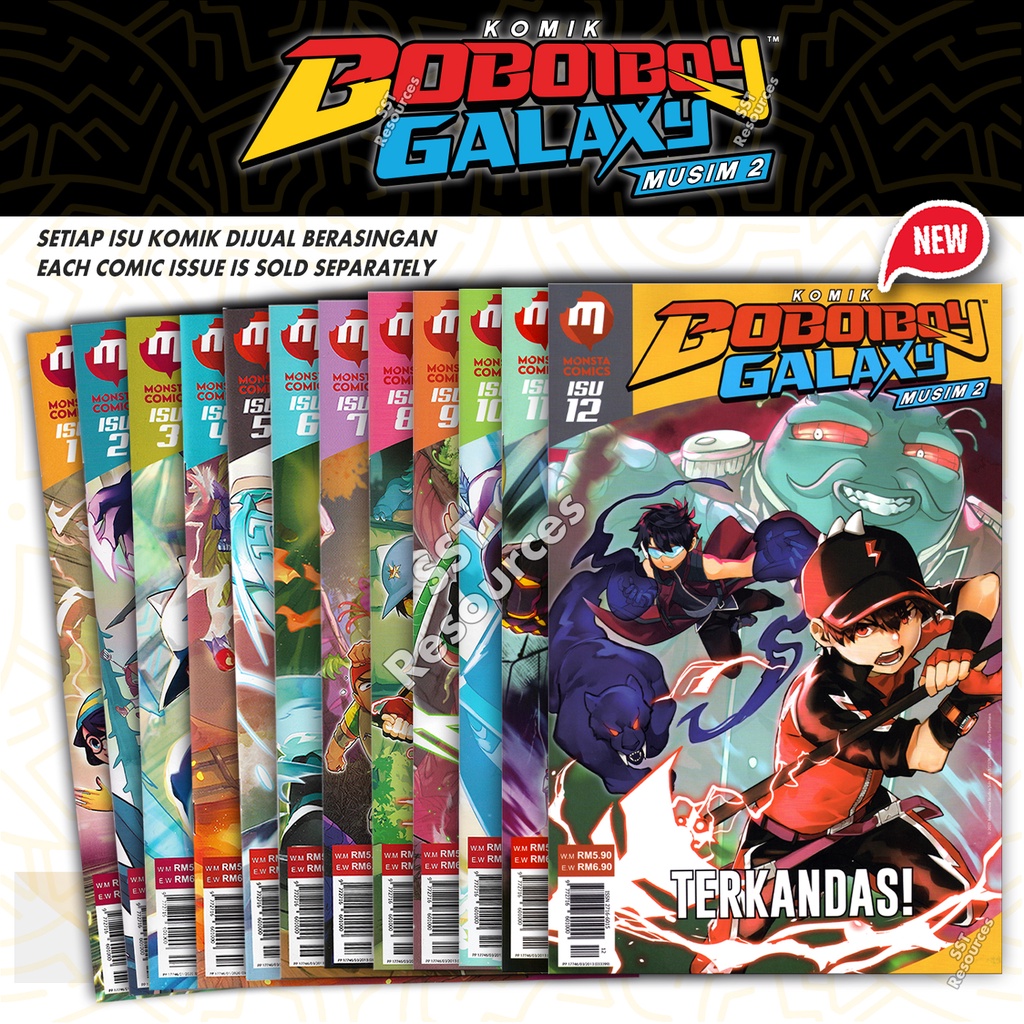 Shop Malaysia Comic Boboiboy Galaxy Comic Comic 2 Isu 1 Isu 2 Isu 3 Isu 4 Isu 5 Isu 6 Isu 7 Isu 8 Isu 9 Isu 10 Shopee Singapore