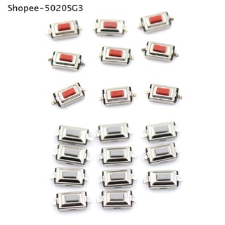 50pcs 3*4*2.5mm Tactile Push Button Switch Tact Switch Micro Switch 4-Pin SMD AP