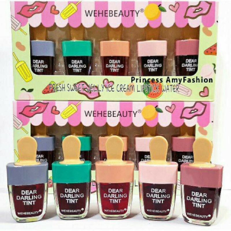 Lip Tint Ice Cream Viral Set 5in1 Shopee Singapore