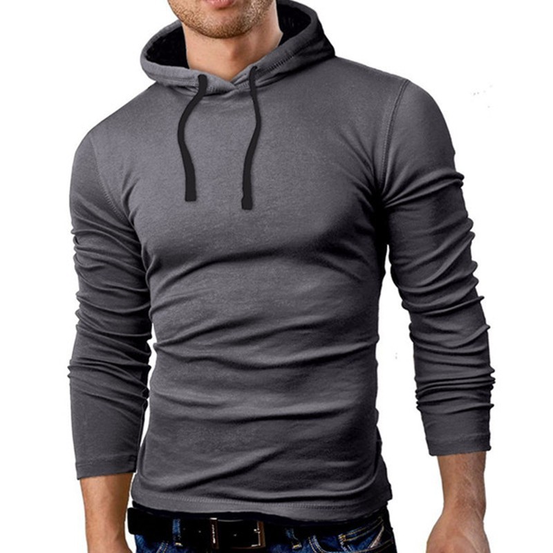 mens slim fit hoodie