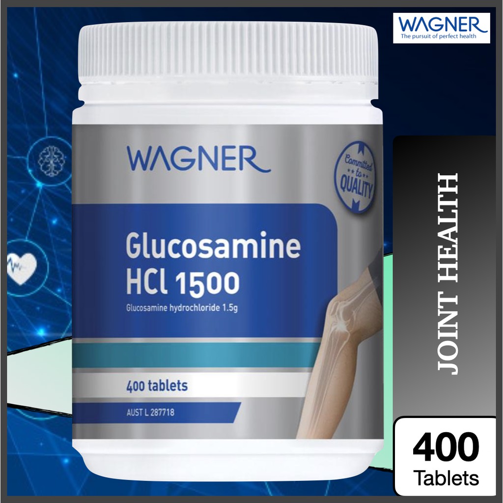 WAGNER Glucosamine HCL 1500 [400 Tablets] Shopee Singapore