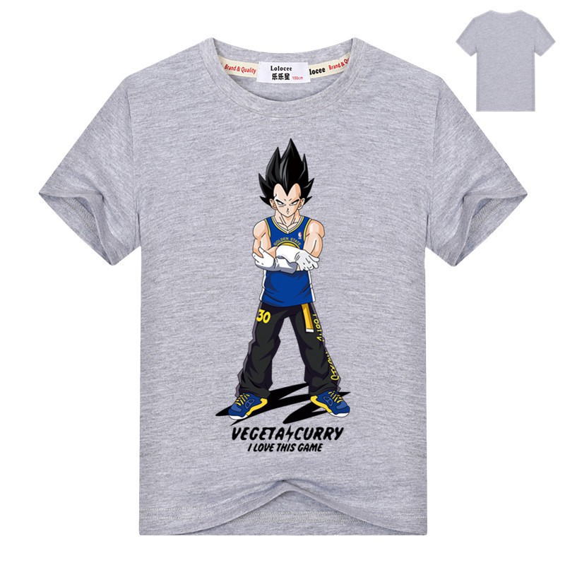 New Dragon Ball Z T Shirts Kids Summer 3d Printing Super Saiyan Son Goku Tops Shopee Singapore - roblox dragon ball z shirt