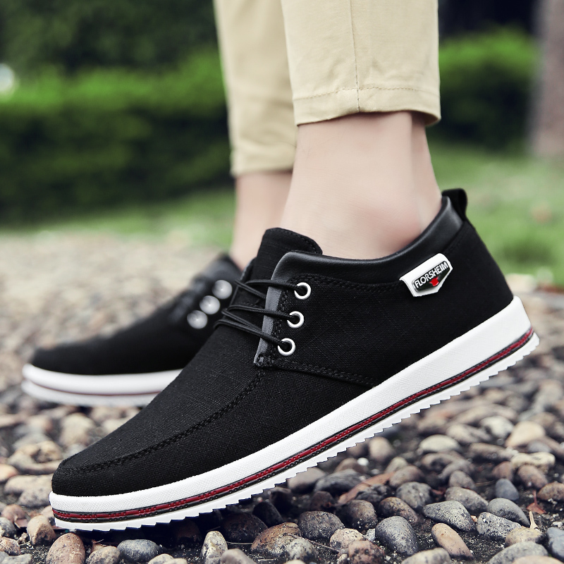 canvas shoes black for men