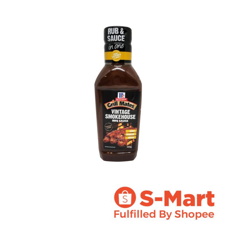 McCormick Grill Mates Vintage Smokehouse BBQ Sauce, 500g (Halal