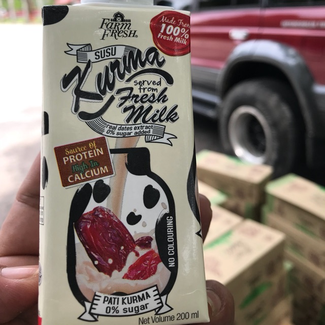 SUSU KURMA FARM FRESH 200ml  Shopee Singapore