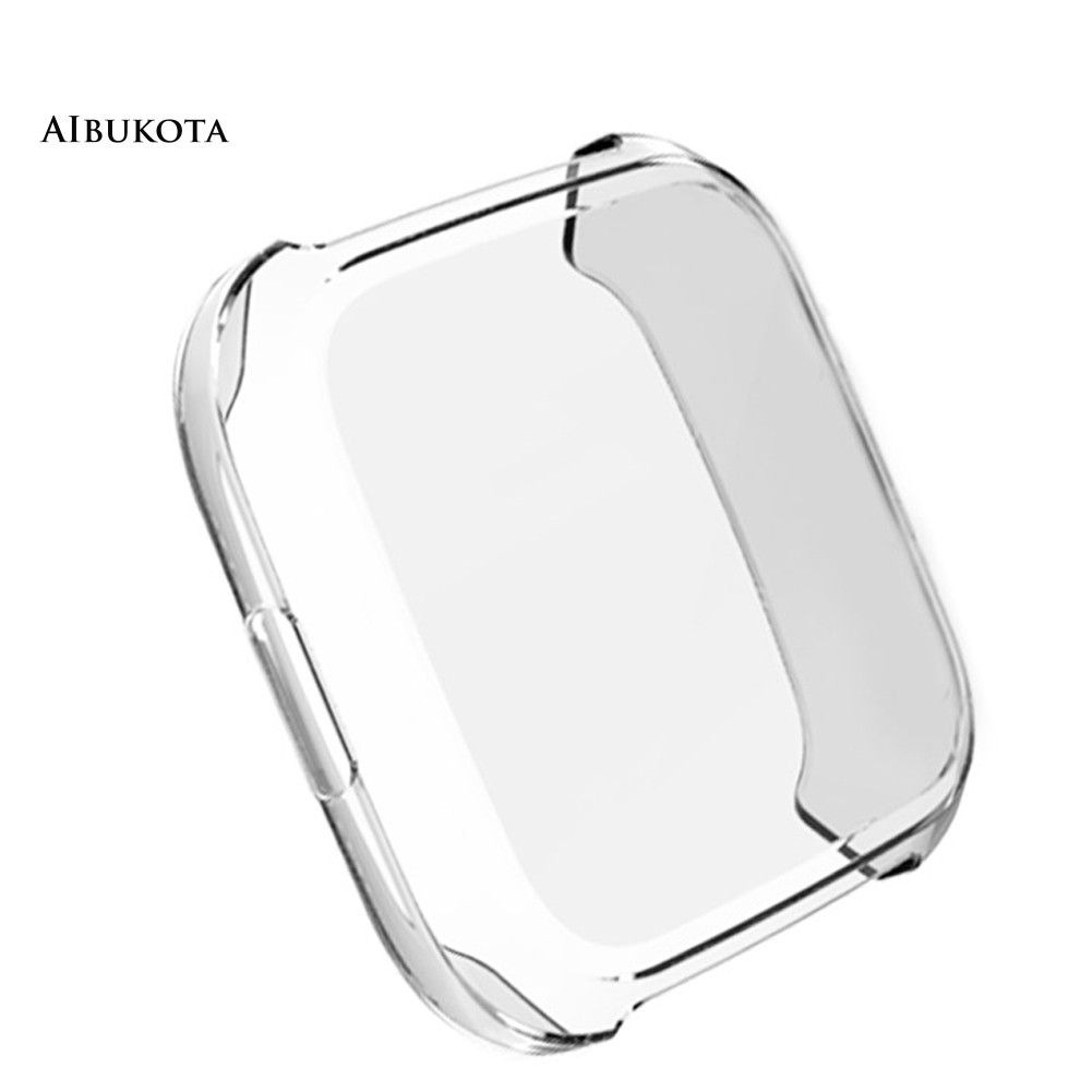 Ultra-thin Frame Guard Screen Protector Smartwatch Covers for Fitbit Versa Lite 