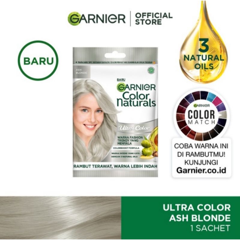 Garnier Hair Color Sachet Ash Blonde Shopee Singapore