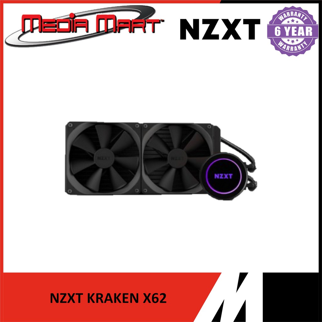 Nzxt Kraken X62 280mm Liquid Cooler With Rgb Shopee Singapore