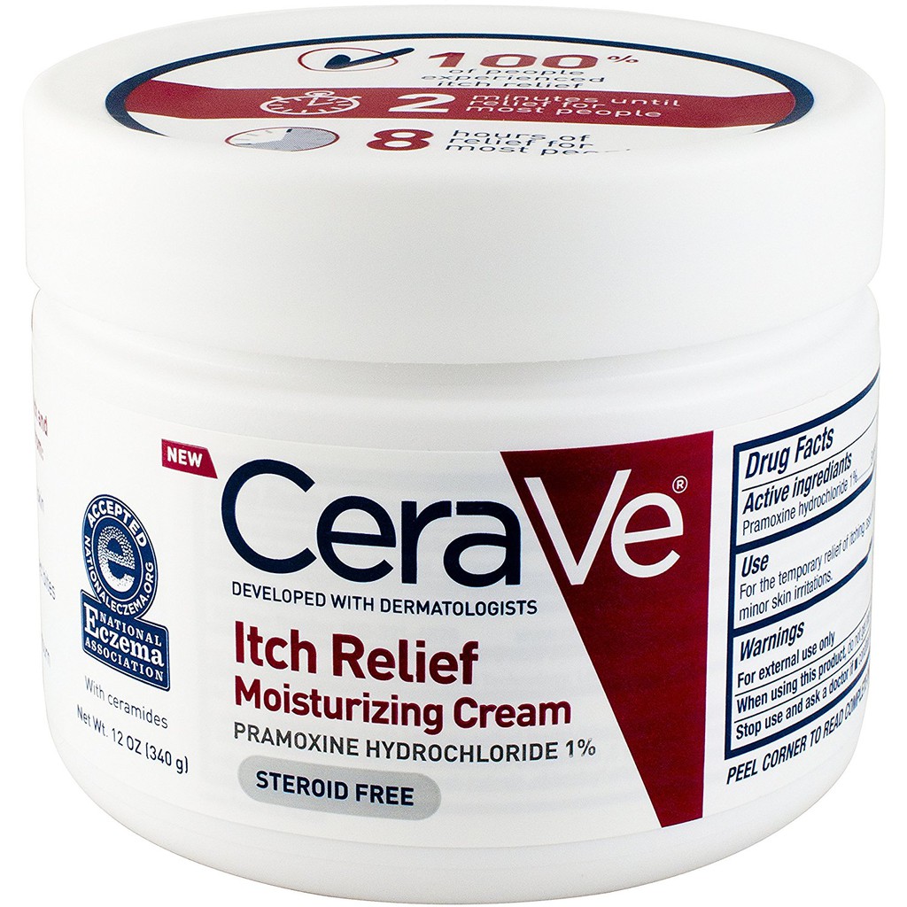 cerave cream with pramoxine