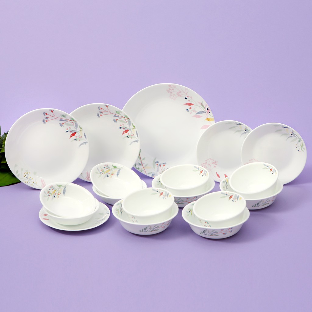 Corelle Monteverde San Jose Nature Tableware Dinnerware Set of 18Piece