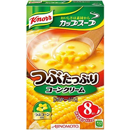 【Made in Japan】 Ajinomoto Knorr Cup Soup, Corn Cream 8 bags Japan food ...