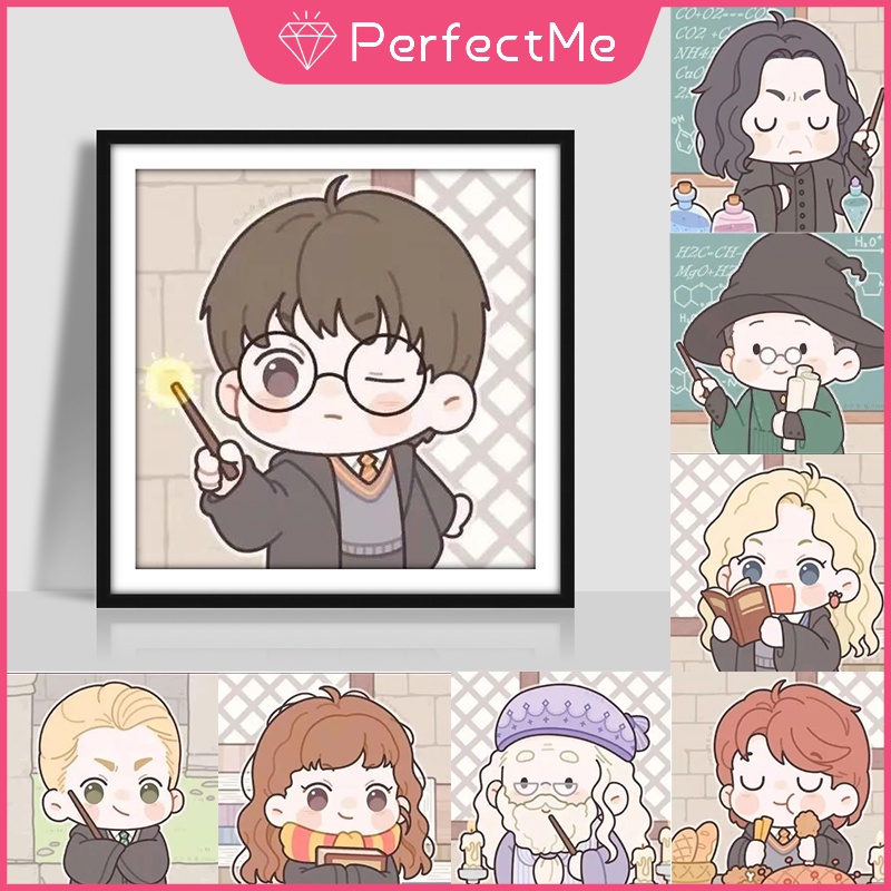 PM 5D Diamond Painting Movie Harry Potter Cartoon Character Picture DIY  Handmade Wall Decor Home 30x30cm Cartoon Pattern Acrylic Color by Number  Diamond Painting | Shopee Singapore