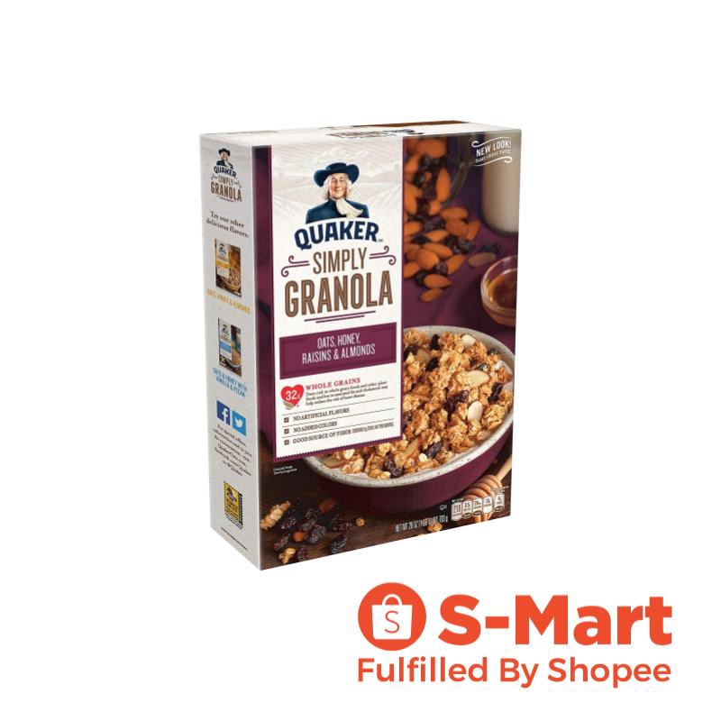 Quaker Granola Honey Raisins Almond 793G Shopee Singapore