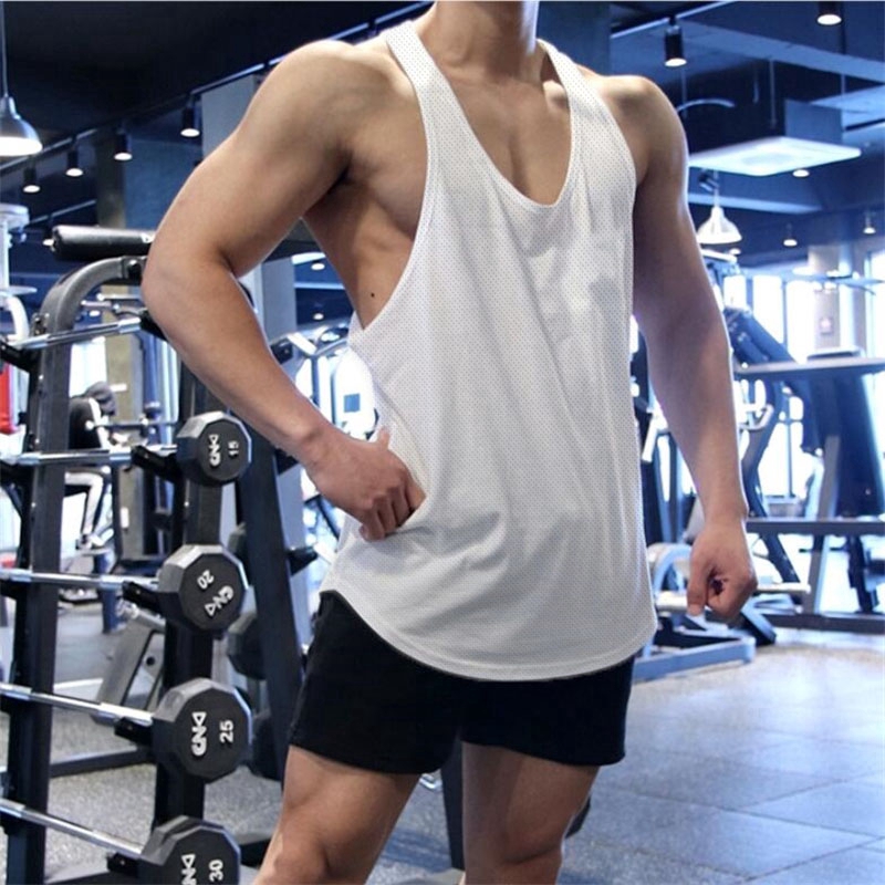 Fitsical Men Bodybuilding Gym Muscle Sleeveless Tank Top Workout fitnees Vest T-Shirt Size M-XXL 