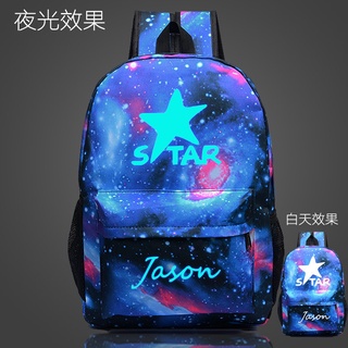 Unisex Backpack Shoulder Bag for School Travel Dan-TDM Galaxy Casual Daypack