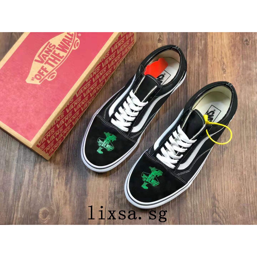 Lixsa Sg Magical Mosh Misfits Mxmxm X Vans Old Skool Low Cut Skateboard Man Woman Sport Sneakers Shoes Shopee Singapore