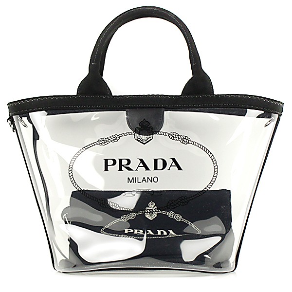 prada plexiglass tote