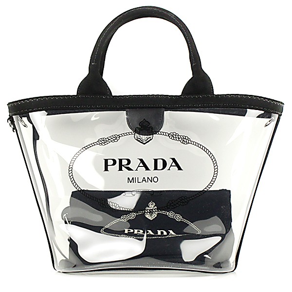 PRADA 1BG187 Plexi Shopper Clear Tote | Shopee Singapore