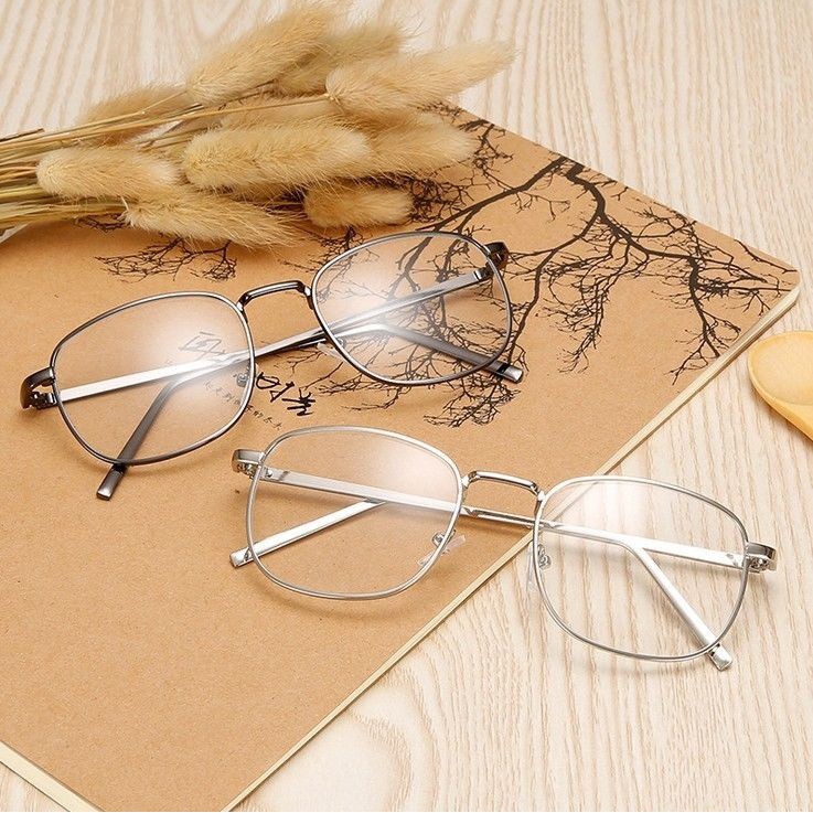 square metal frame sunglasses