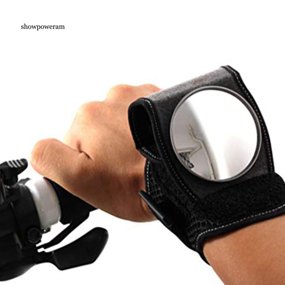 Adjustable Cycling Bike Bicycle Wrist Band Safety Rear View Mirror View Rearview