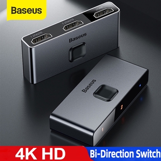 Baseus 4K HD Switch HDMI-compat Adapter 1x2/2x1 HD Switcher