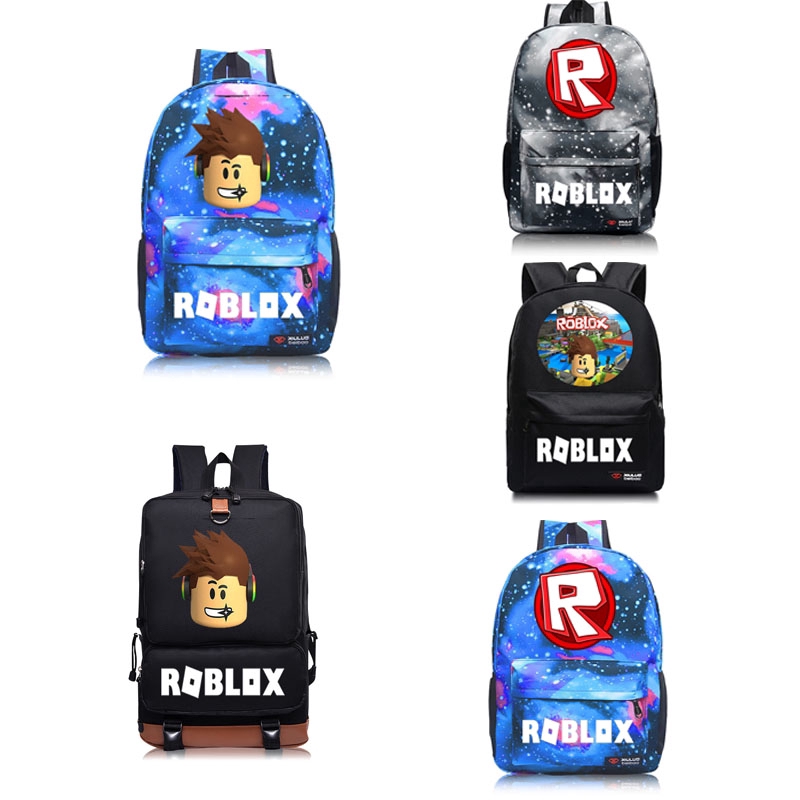 Stock Ready Kids Roblox Schoolbag Backpack Students Bookbag Casual Bag School Travel Unisex Men Women Book Shopee Singapore - roblox cant close backpack