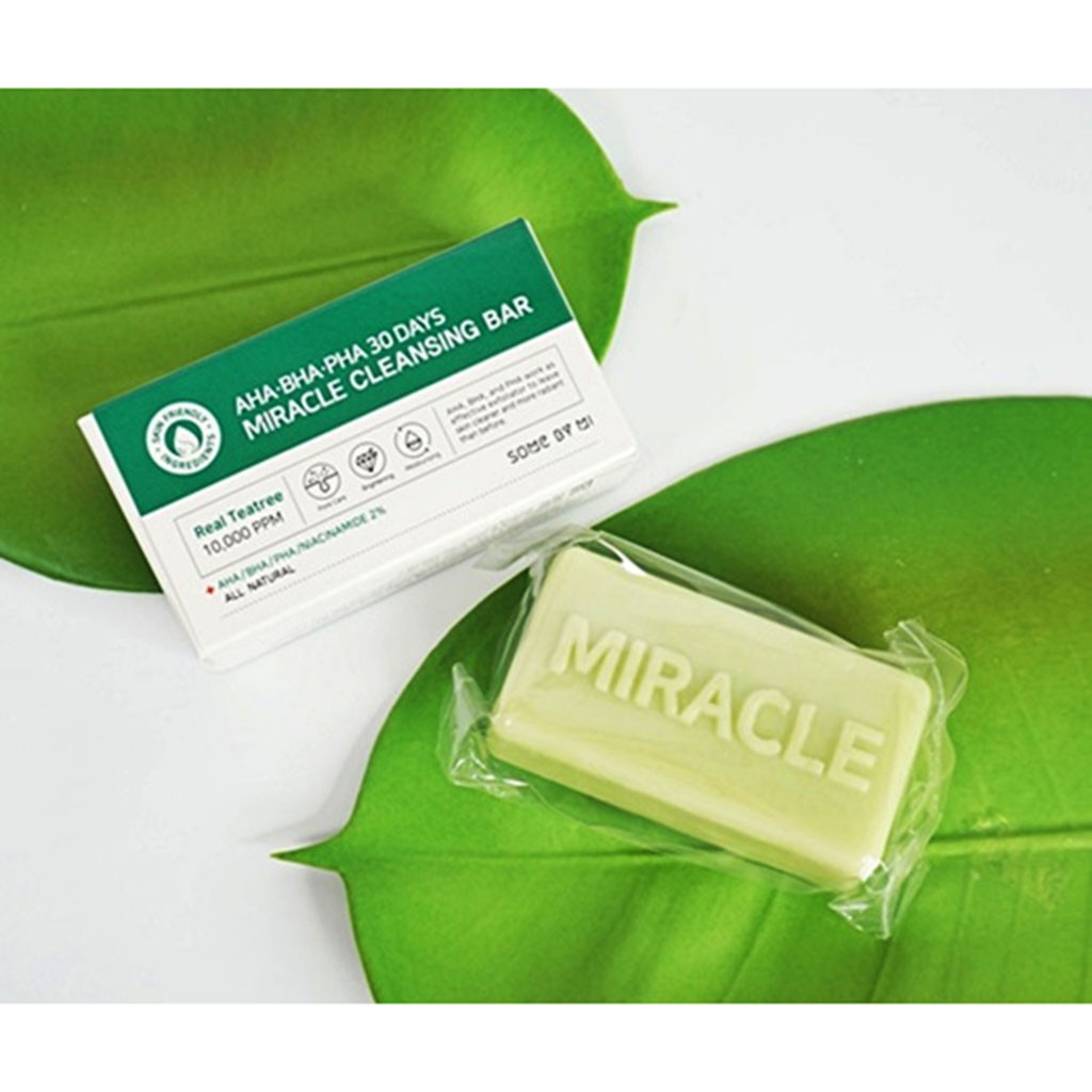 [SOME BY MI] AHA/BHA/PHA 30 Days Miracle Cleansing Bar 106g Shopee