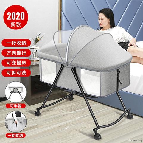 small portable baby cribs