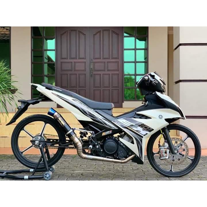 Y15zr Hld Coverset Exciter 18th Creamy White V1 V2 Putih Susu Shopee Singapore