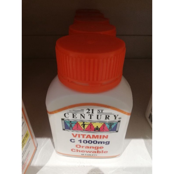 21st CENTURY VITAMIN C 1000MG ORANGE CHEWABLE 60S Shopee Singapore