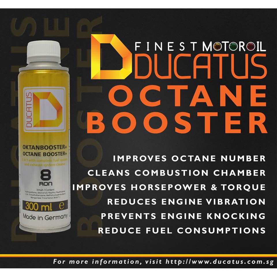 2 in 1 Octane Booster Increase fuel efficiency Increase horsepower