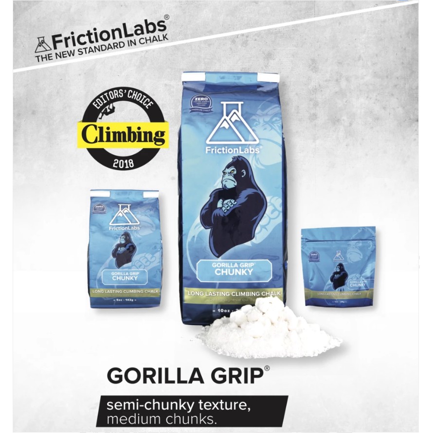 Chunky Climbing Chalk Powder 283g FrictionLab (GORILLA GRIP) Shopee