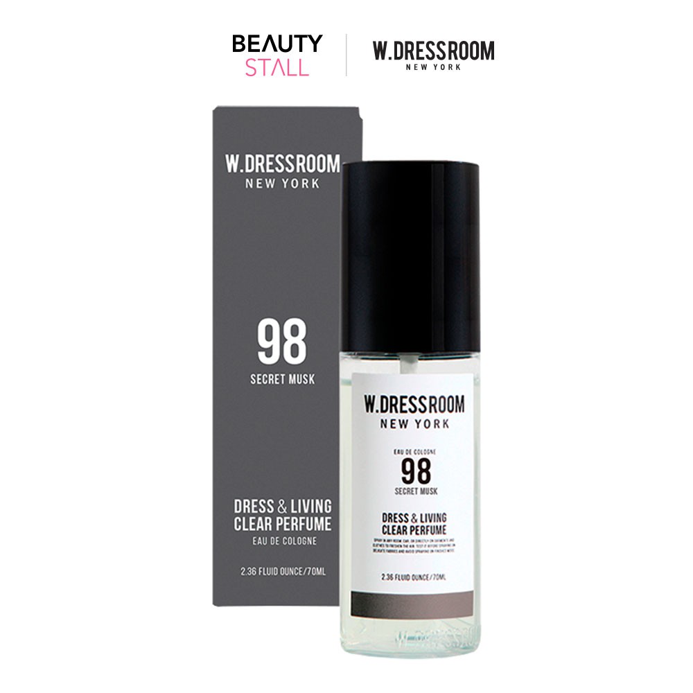 Shop Malaysia W Dressroom Dress Living Season 2 Clear Perfume 70ml No 98 Secret Musk Shopee Singapore